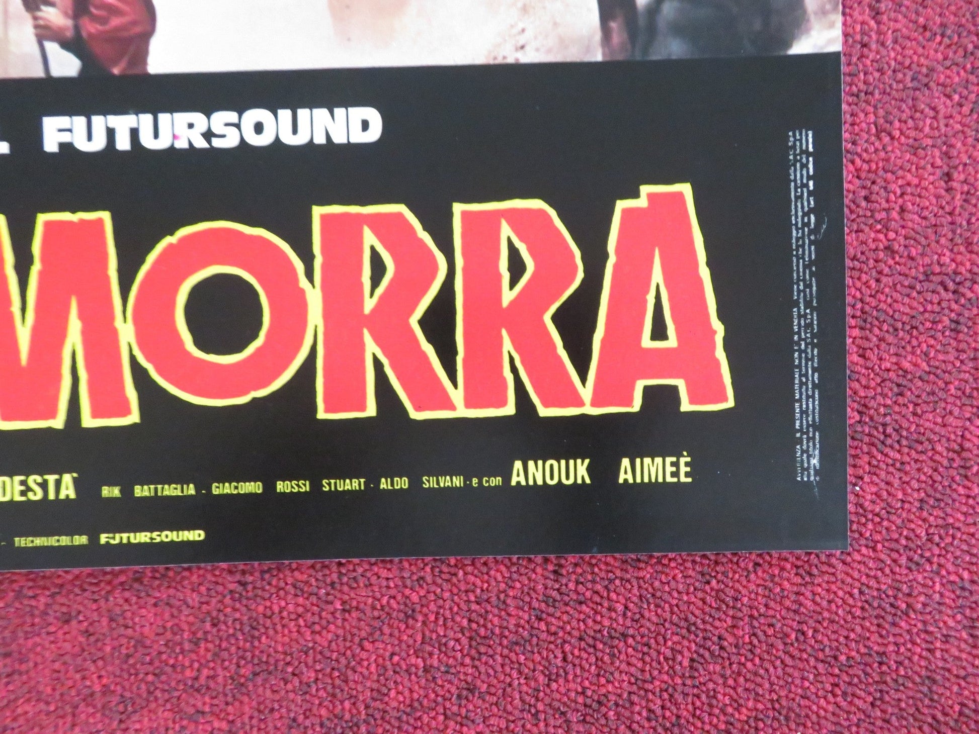 SODOM AND GOMORRAH - E ITALIAN FOTOBUSTA POSTER STEWART GRANGER PIER ANGELI 1962 Rendezvous Cinema Movie posters