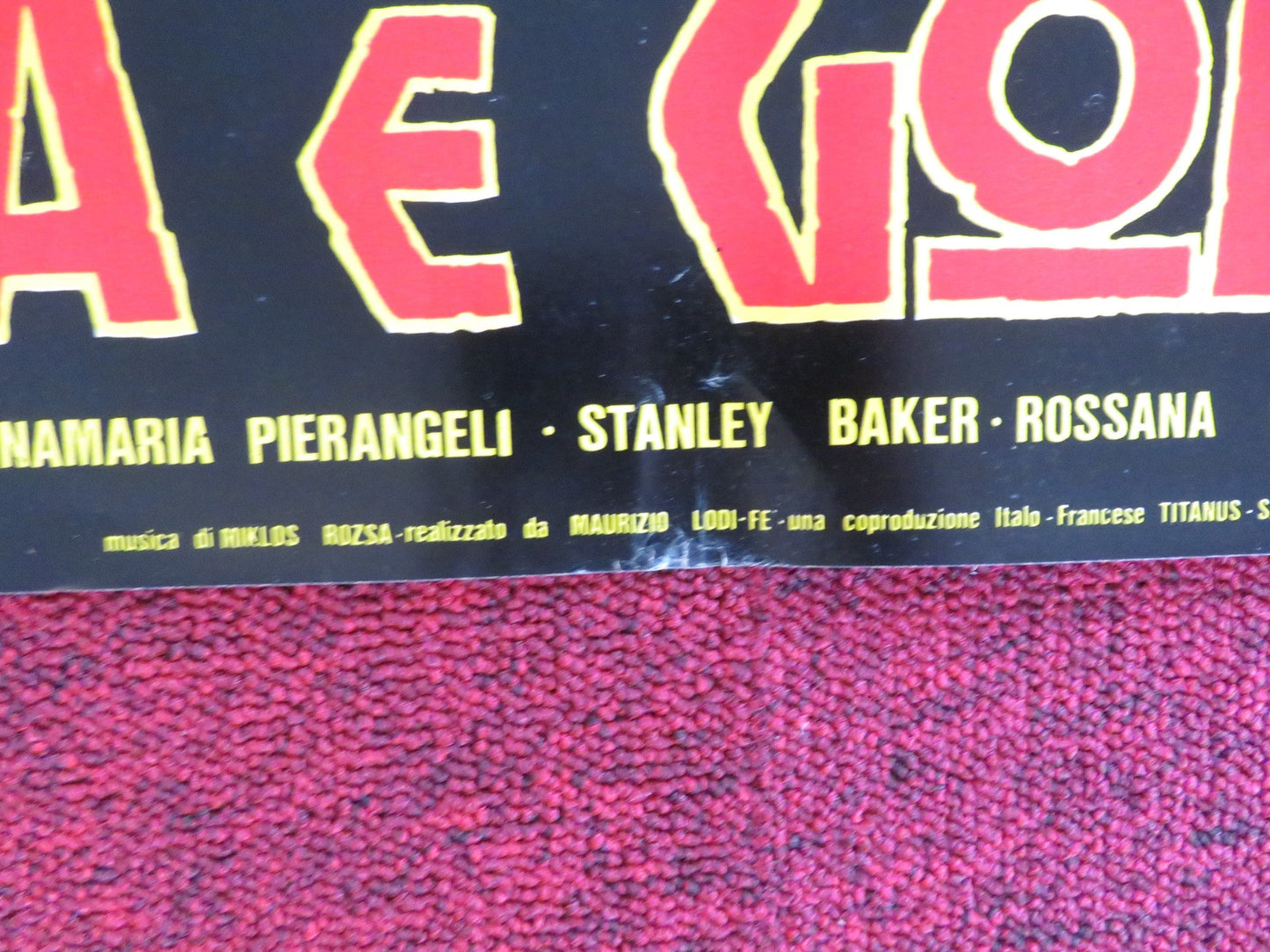 SODOM AND GOMORRAH - I ITALIAN FOTOBUSTA POSTER STEWART GRANGER PIER ANGELI 1962 Rendezvous Cinema Movie posters