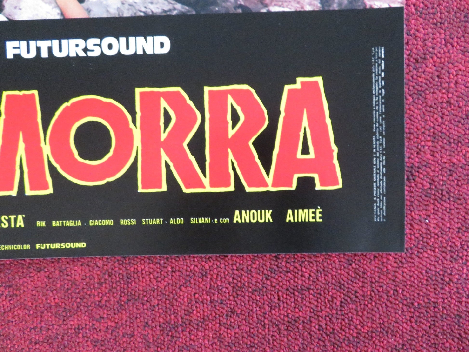 SODOM AND GOMORRAH - I ITALIAN FOTOBUSTA POSTER STEWART GRANGER PIER ANGELI 1962 Rendezvous Cinema Movie posters