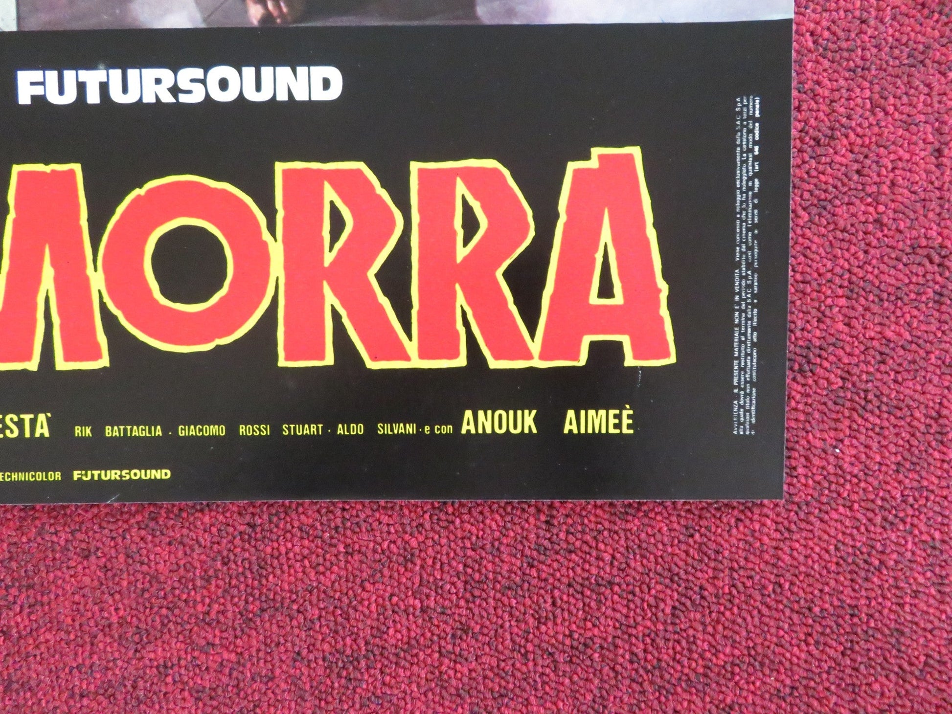 SODOM AND GOMORRAH - J ITALIAN FOTOBUSTA POSTER STEWART GRANGER PIER ANGELI 1962 Rendezvous Cinema Movie posters