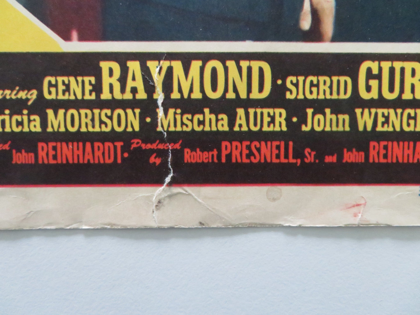 SOFIA - #3 US LOBBY CARD GENE RAYMOND SIGRID GURIE 1948 Rendezvous Cinema Movie posters