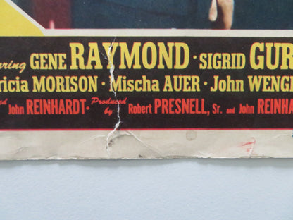 SOFIA - #3 US LOBBY CARD GENE RAYMOND SIGRID GURIE 1948 Rendezvous Cinema Movie posters