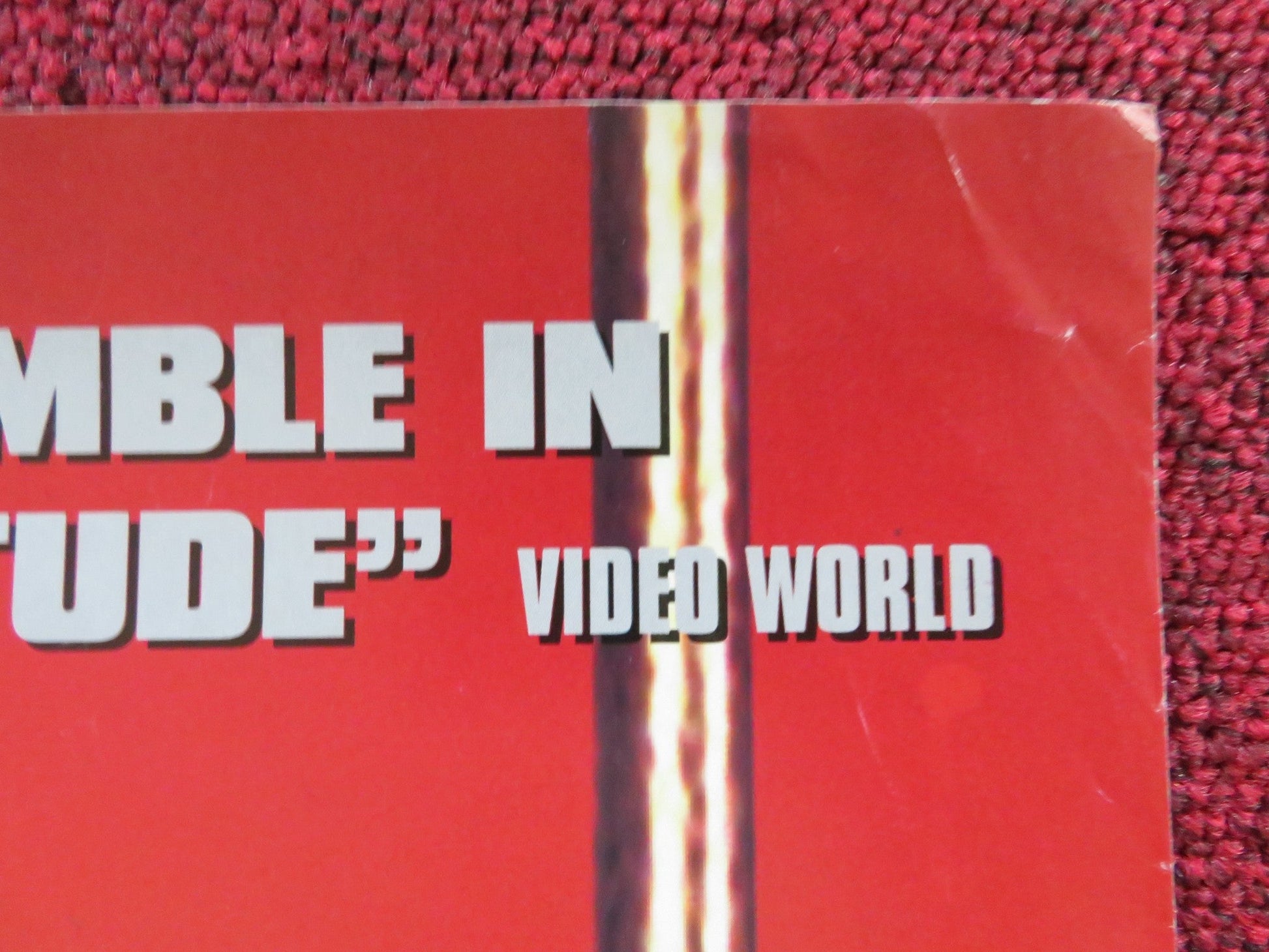 SOLDIER BOYZ VHS VIDEO POSTER MICHAELL DUDIKOFF TYRIN TURNER 1995 Rendezvous Cinema Movie posters