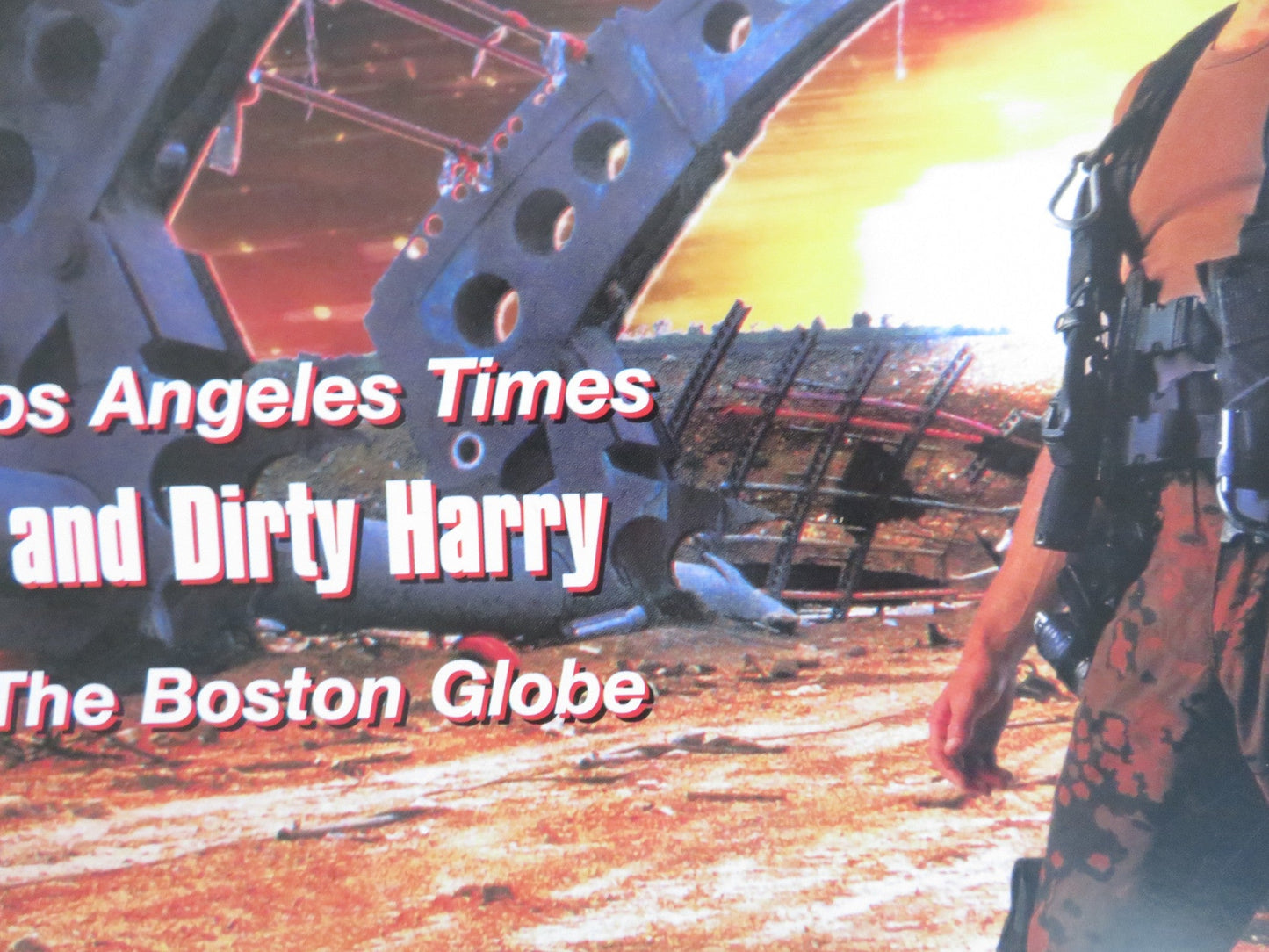 SOLDIER VHS VIDEO POSTER KURT RUSSELL JASON SCOTT LEE 1999 Rendezvous Cinema Movie posters