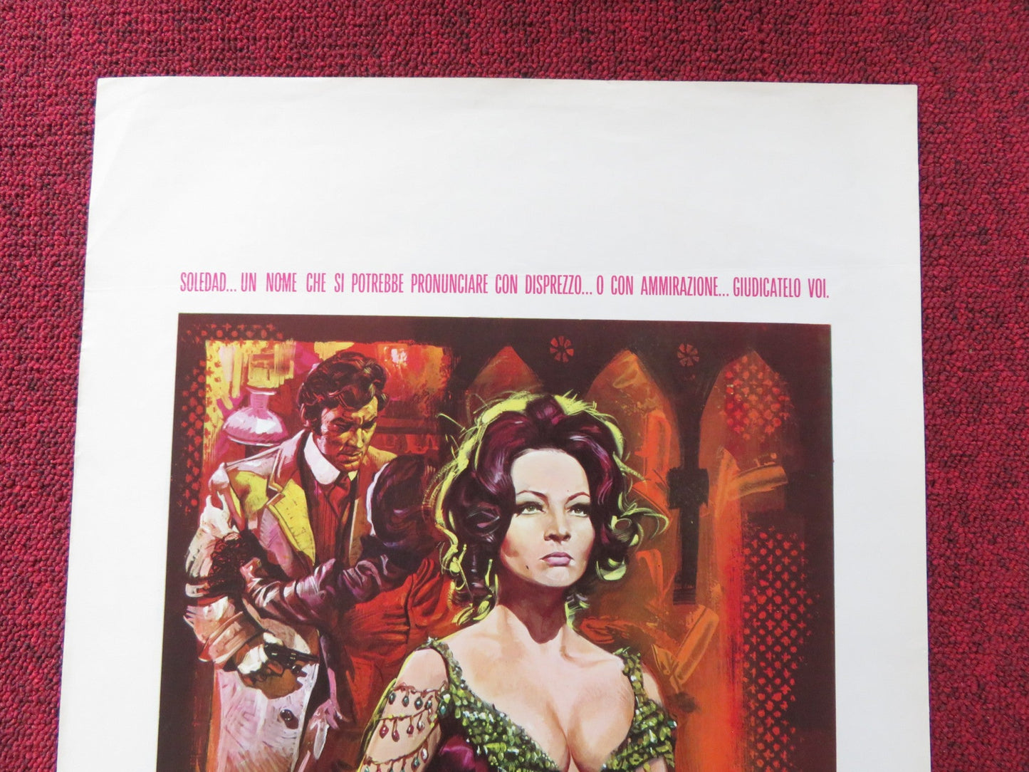 SOLEDAD ITALIAN LOCANDINA POSTER IVAN RASSIMOV SARA MONTIEL R1971 Rendezvous Cinema Movie posters