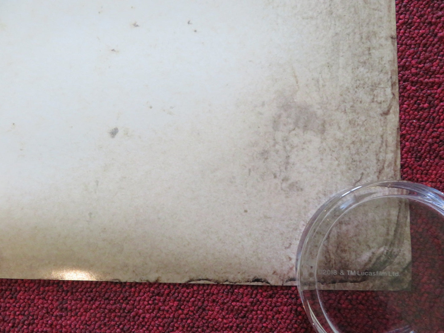 SOLO: A STAR WARS STORY - B US ONE SHEET ROLLED POSTER ALDEN EHRENREICH 2018 Rendezvous Cinema Movie posters