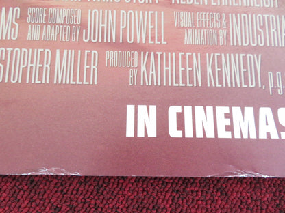 SOLO: A STAR WARS STORY UK QUAD ROLLED POSTER ALDEN EHRENREICH W. HARRELSON 2018 Movie posters