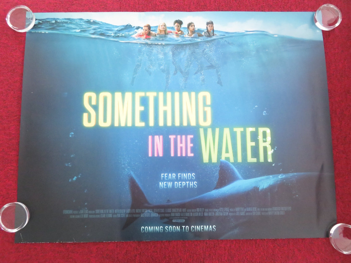 SOMETHING IN THE WATER UK QUAD ROLLED POSTER HIFTU QUASEM NATALIE MITSON 2024 Movie posters