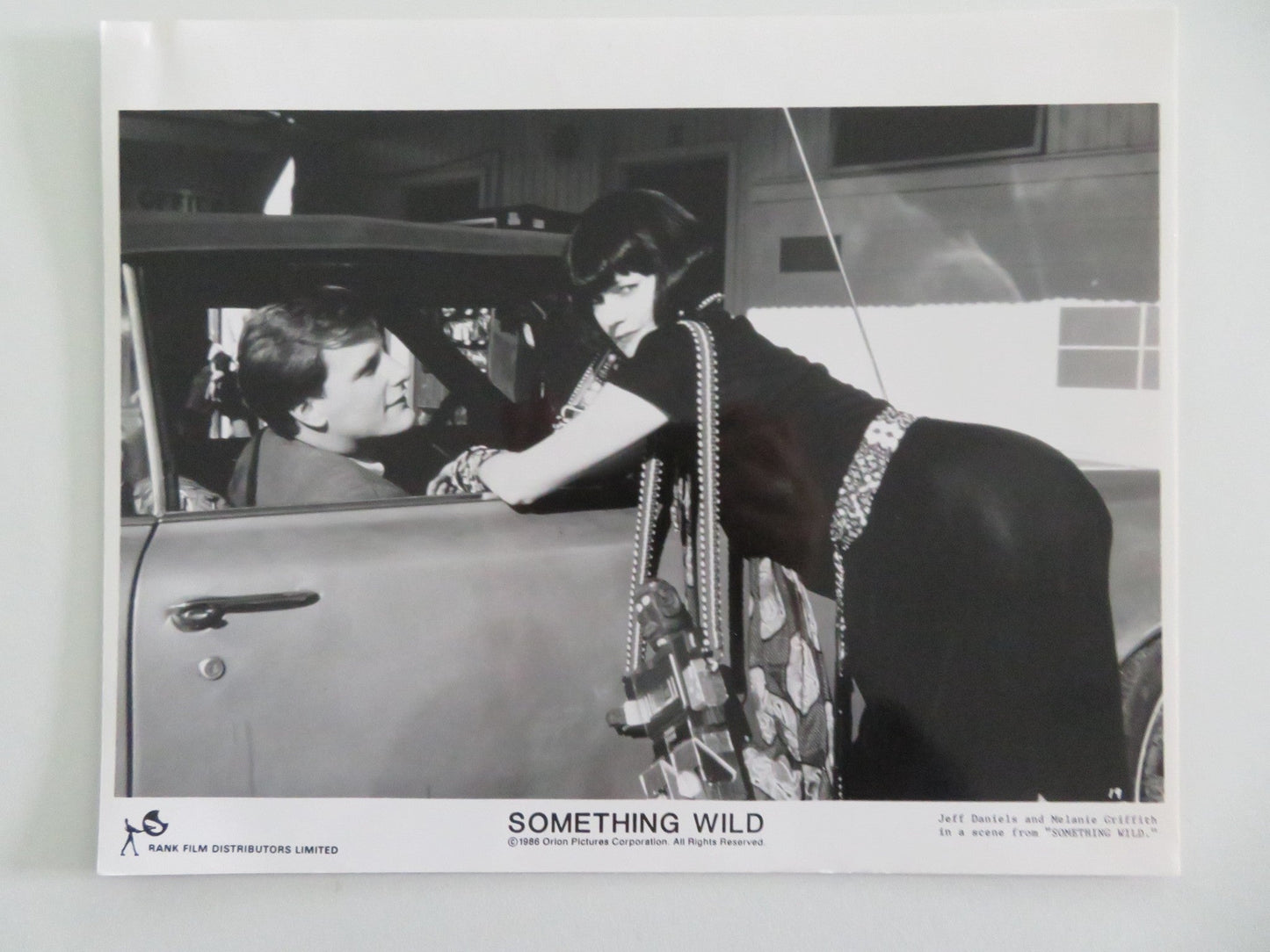 SOMETHING WILD - B MOVIE STILL PHOTO LOT OF 4 JEFF DANIELS MELANIE GRIFFITHS 1986 Movie posters