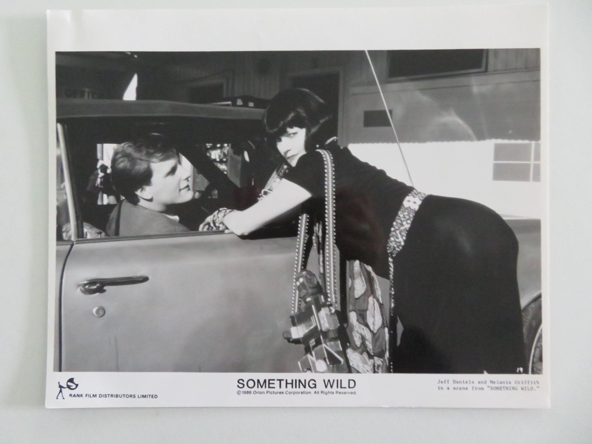 SOMETHING WILD - B MOVIE STILL PHOTO LOT OF 4 JEFF DANIELS MELANIE GRIFFITHS 1986 Movie posters