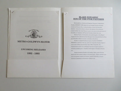 SON OF THE PINK PANTHER PRESS KIT 1993 ROBERTO BENIGNI HERBERT LOM BURT KWOUK Movie posters
