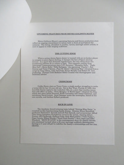 SON OF THE PINK PANTHER PRESS KIT 1993 ROBERTO BENIGNI HERBERT LOM BURT KWOUK Movie posters