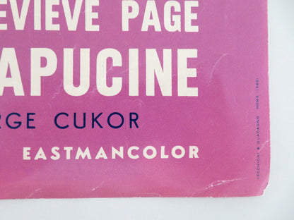 SONG WITHOUT END ITALIAN FOTOBUSTA POSTER DIRK BOGADE CAPUCINE 1960 Movie posters