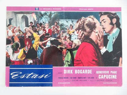 SONG WITHOUT END ITALIAN FOTOBUSTA POSTER DIRK BOGADE CAPUCINE 1960 Movie posters