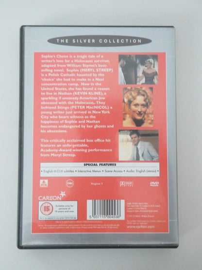 Sophie's Choice (DVD) Meryl Streep Kevin Kline 1982 Region 2 Movie posters