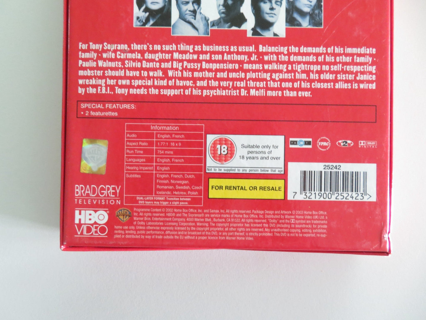 Sopranos Complete Series 2 (DVD BoxSet) James Gandolfini 2000 Region 2 Movie posters