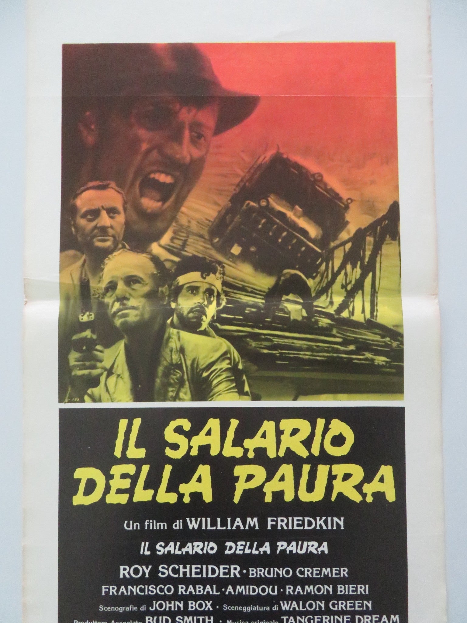 SORCERER ITALIAN LOCANDINA POSTER ROY SCHEIDER BRUNO CREMER 1978 Movie posters