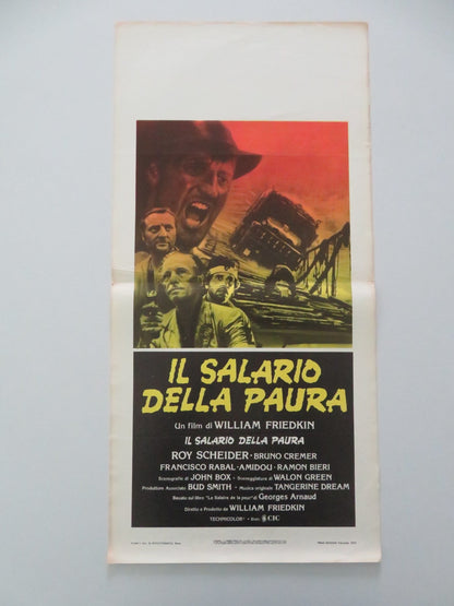 SORCERER ITALIAN LOCANDINA POSTER ROY SCHEIDER BRUNO CREMER 1978 Movie posters