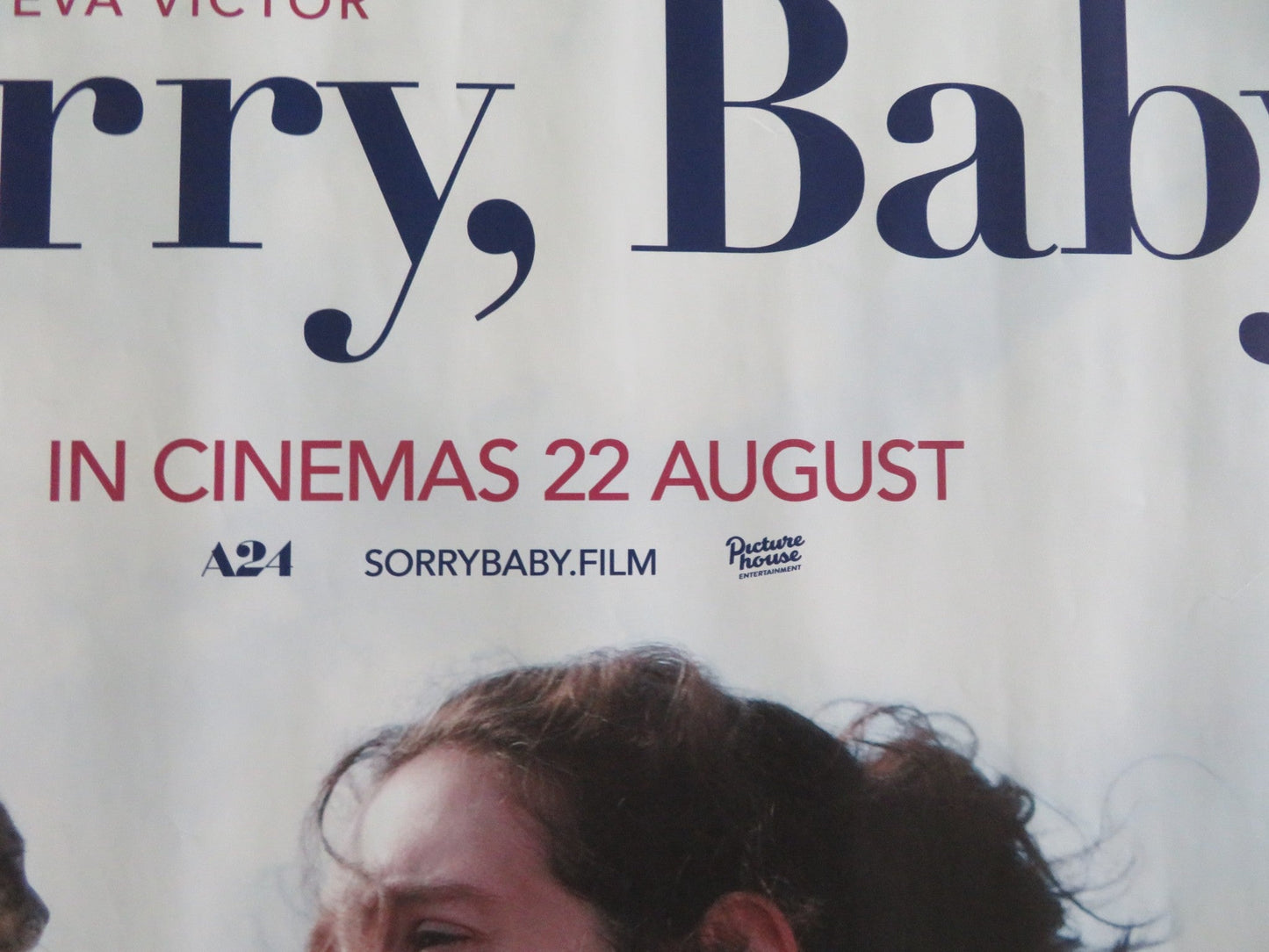 SORRY, BABY UK QUAD ROLLED POSTER EVA VICTOR NAOMI ACKIE 2025 - Rendezvous Cinema