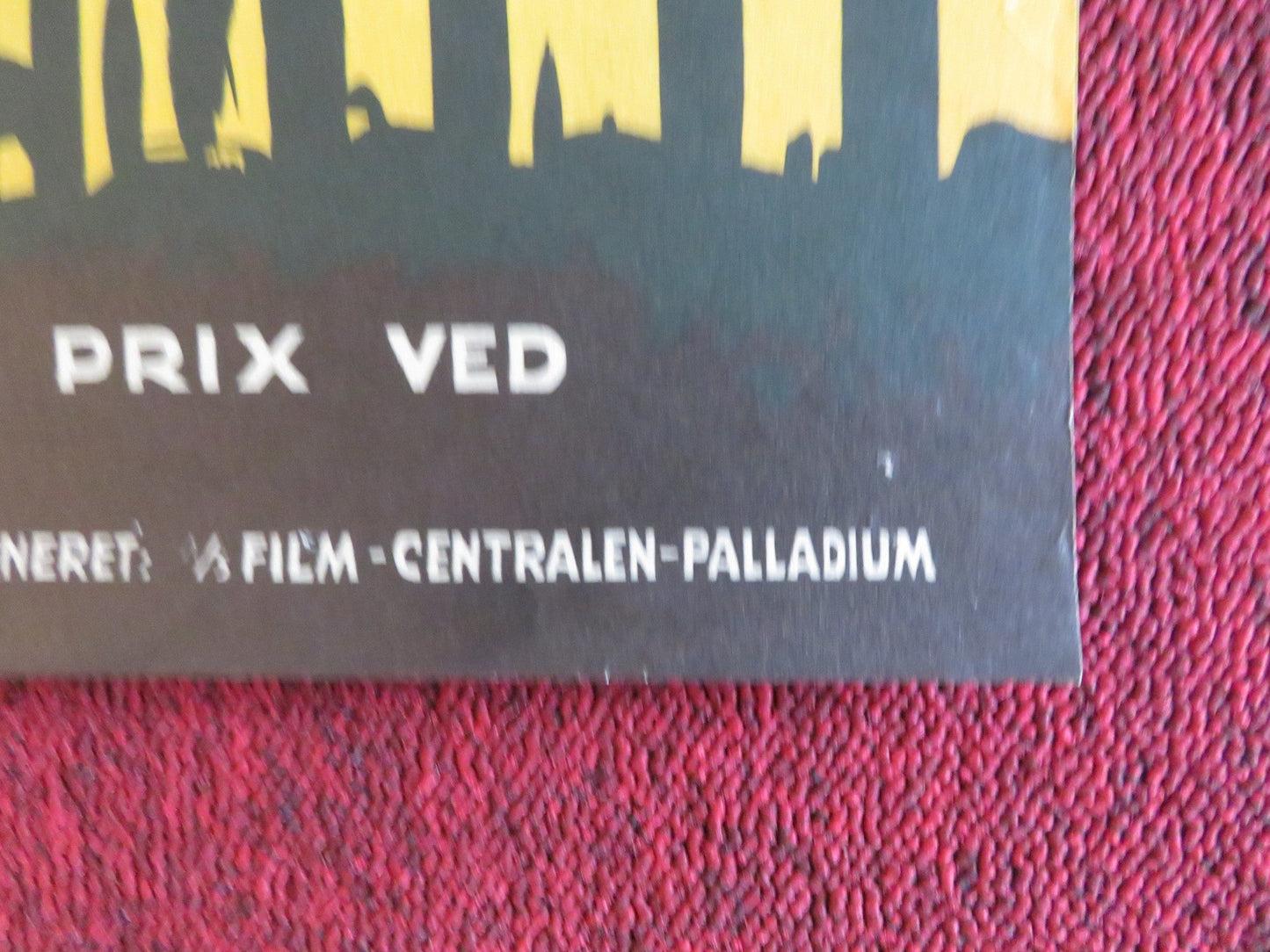 SOTTO IL SOLE DI ROMA DANISH POSTER ROLLED OSCAR BLANDO LILIANA MANCINI 1953 Rendezvous Cinema Movie posters