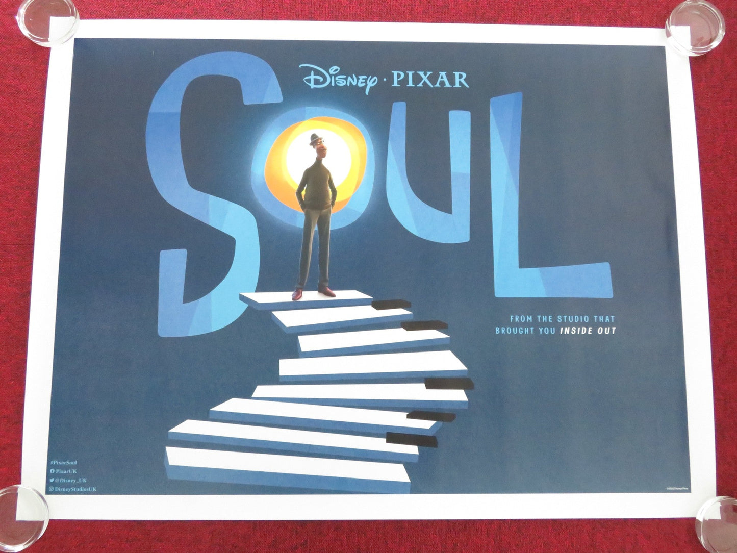 SOUL UK QUAD ROLLED POSTER DISNEY JAMIE FOXX TINA FEY 2020 Movie posters