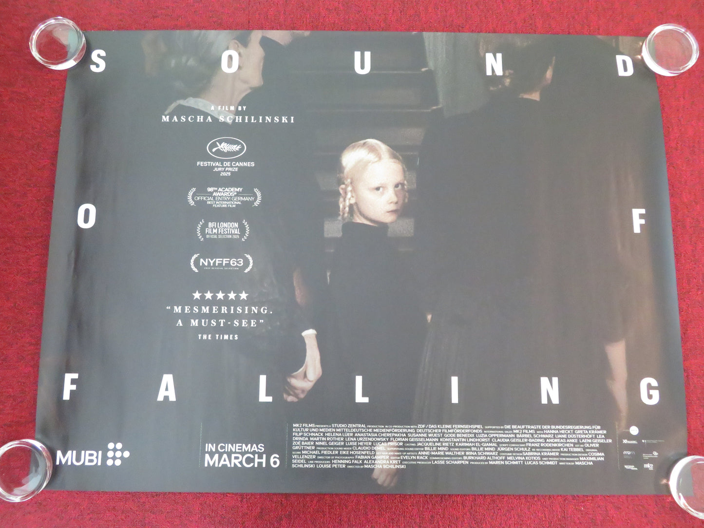 Sound of Falling UK Quad Rolled Poster Hanna Heckt Lena Urzendowsky 2025 Movie posters