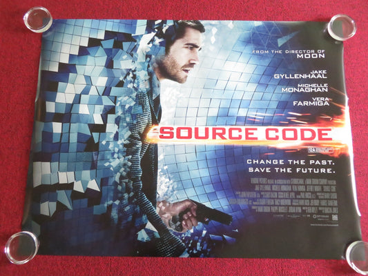 SOURCE CODE UK QUAD ROLLED POSTER JAKE GYLLENHAAL MICHELLE MONAGHAN 2011 Movie posters