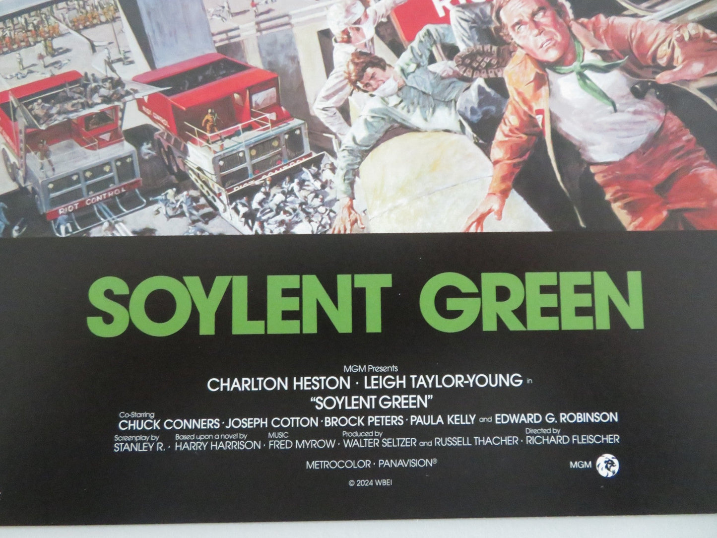 SOYLENT GREEN - B JAPANESE CHIRASHI (B5) POSTER CHARLTON HESTON R2024 Movie posters