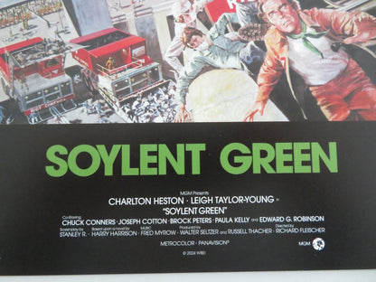 SOYLENT GREEN - B JAPANESE CHIRASHI (B5) POSTER CHARLTON HESTON R2024 Movie posters