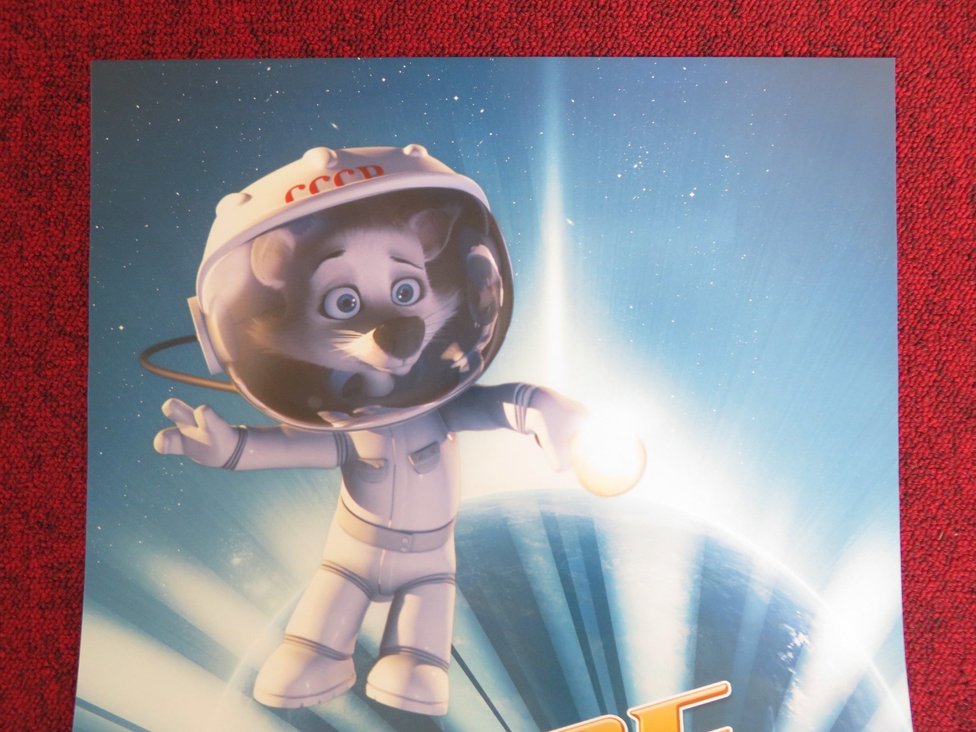 SPACE DOGS IN 3D ITALIAN LOCANDINA POSTER ANNA BOLSHOVA ELENA YAKOVLEVA 2010 Rendezvous Cinema Movie posters