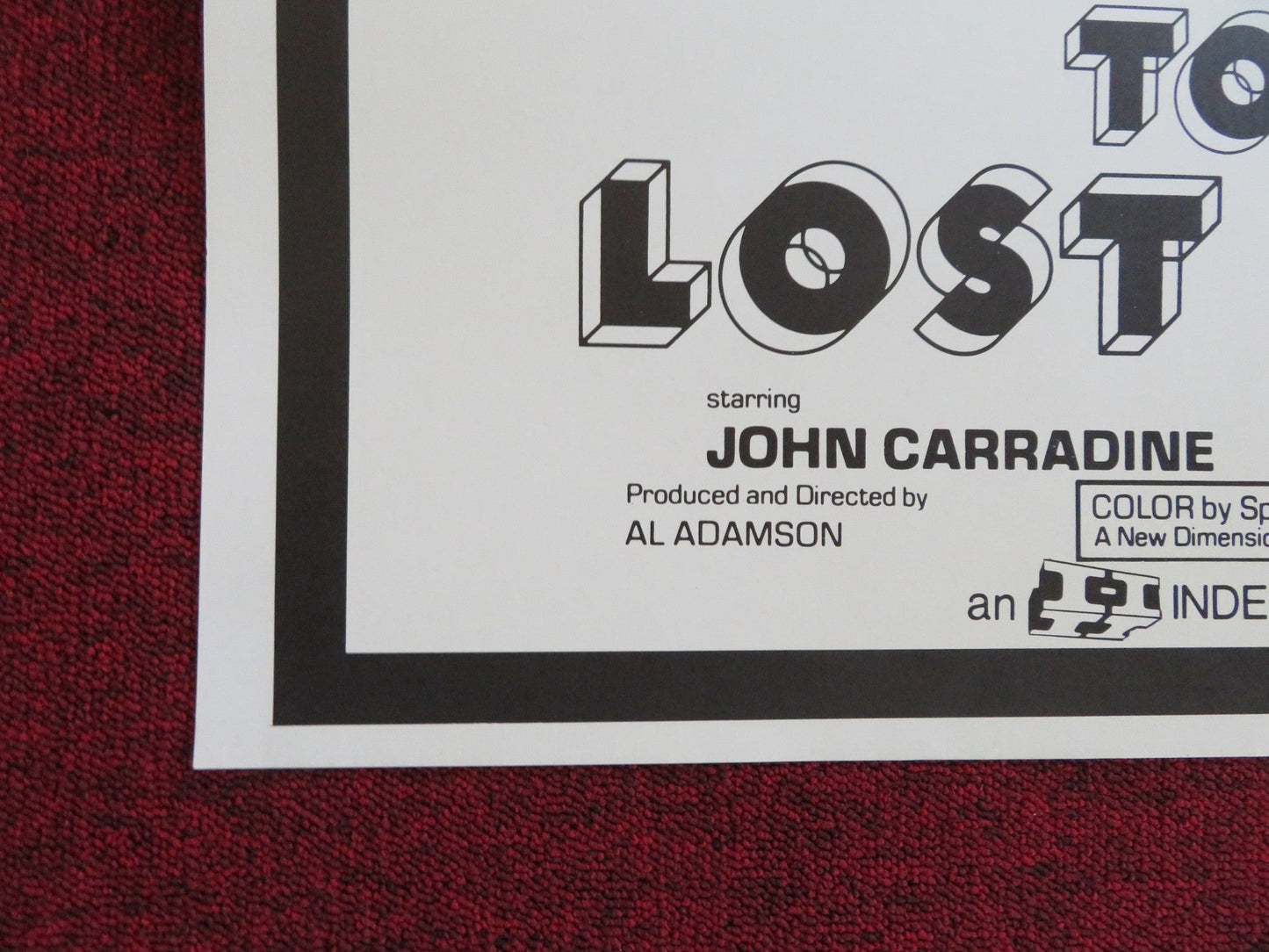 SPACE MISSION TO THE LOST PLANET US TRI FOLDED ONE SHEET ROLLED POSTER 1970S Rendezvous Cinema Movie posters