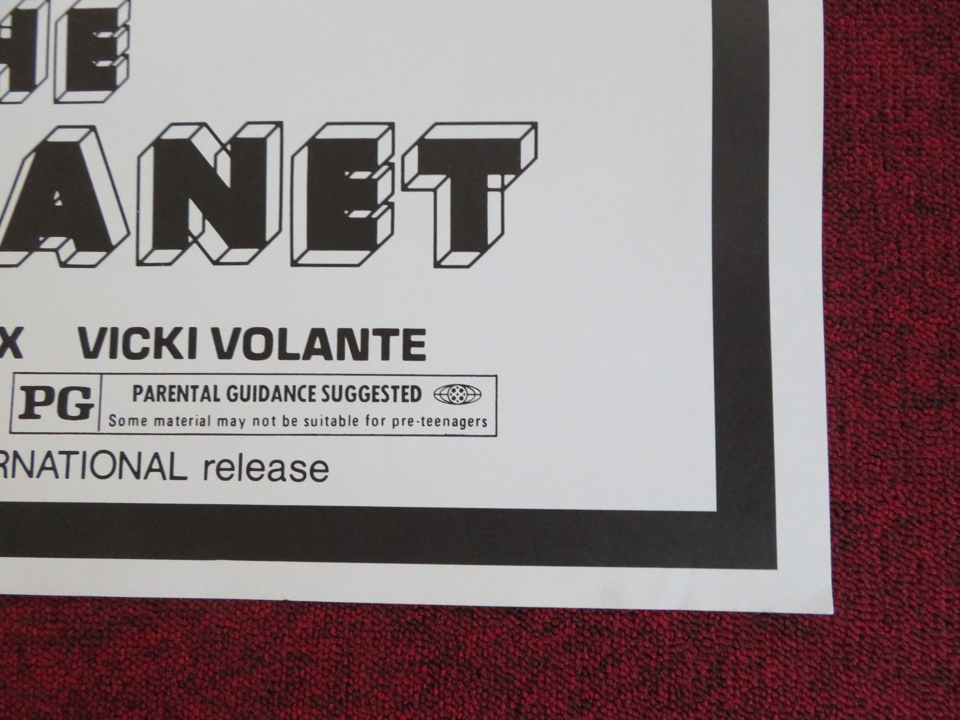 SPACE MISSION TO THE LOST PLANET US TRI FOLDED ONE SHEET ROLLED POSTER 1970S Rendezvous Cinema Movie posters