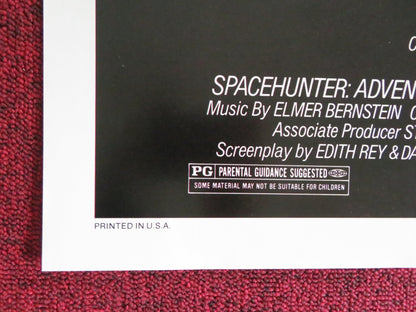 SPACEHUNTER: ADVENTURES IN THE FORBIDDEN ZONE - B FOLDED US ONE SHEET POSTER '83 Rendezvous Cinema Movie posters