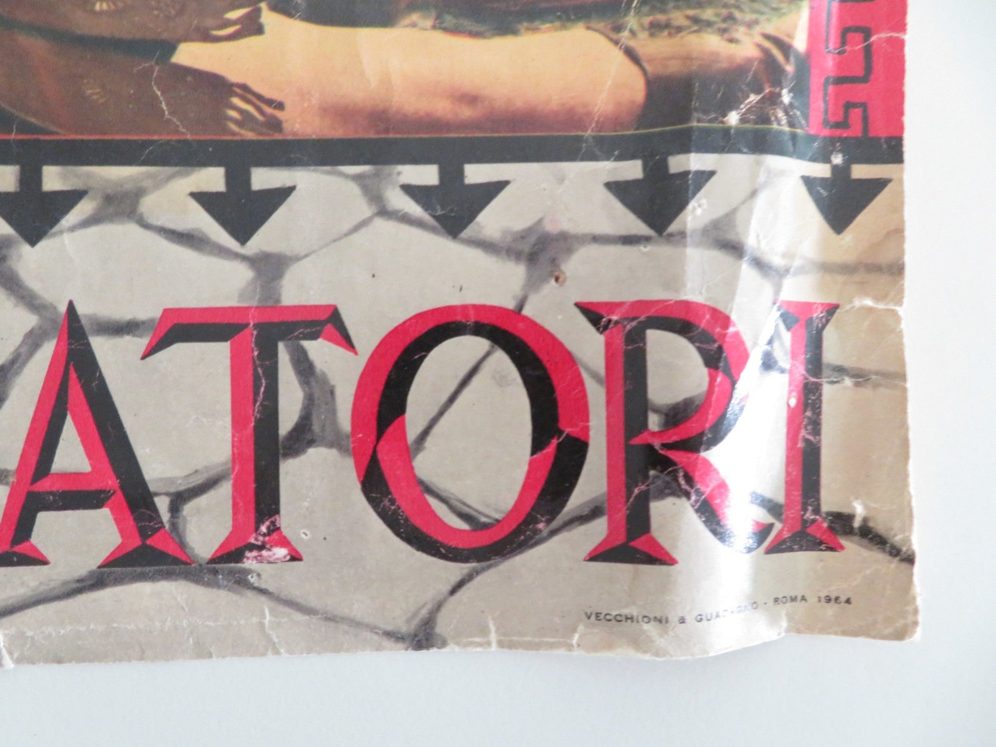SPARTACUS AND THE TEN GLADIATORS ITALIAN FOTOBUSTA POSTER DAN VADIS LINE 1964 Movie posters