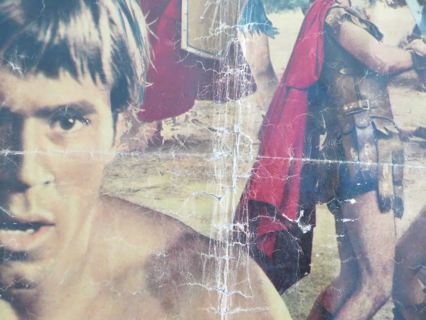 SPARTACUS AND THE TEN GLADIATORS ITALIAN FOTOBUSTA POSTER DAN VADIS LINE 1964 Movie posters