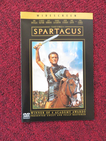 SPARTACUS (DVD) KIRK DOUGLAS LAURENCE OLIVIER 1960 REGION 2 Rendezvous Cinema Movie posters