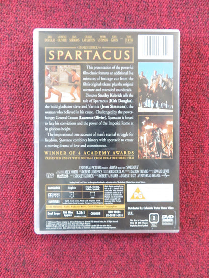 SPARTACUS (DVD) KIRK DOUGLAS LAURENCE OLIVIER 1960 REGION 2 Rendezvous Cinema Movie posters