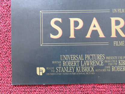 SPARTACUS FRENCH POSTER KUBRICK DOUGLAS OLIVIER CURTIS R1991 Rendezvous Cinema Movie posters