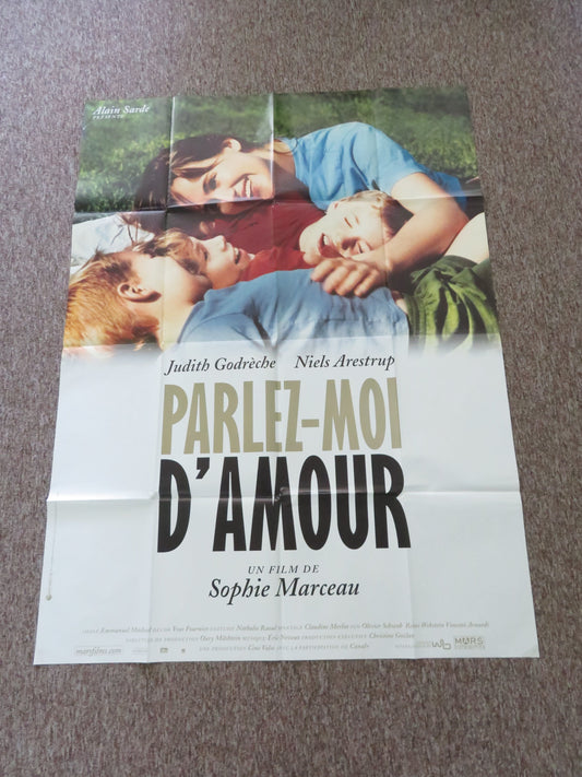 Speak to Me of Love French Grande Poster Judith Godrèche Niels Arestrup 2002 Movie posters
