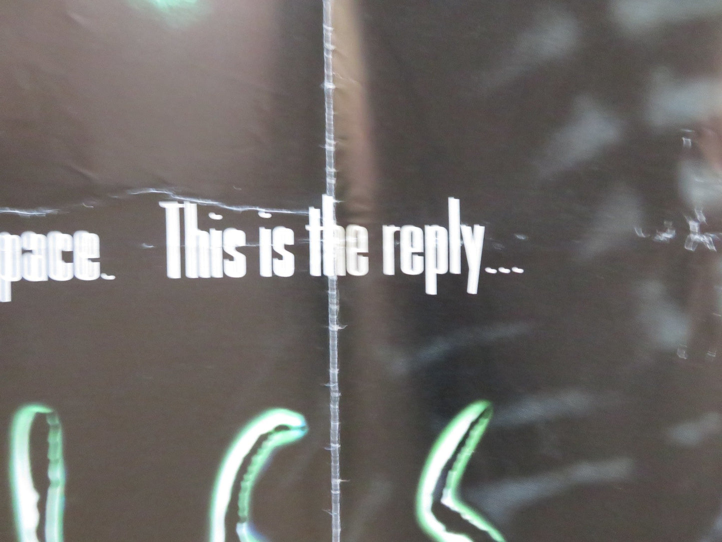 SPECIES - A UK QUAD ROLLED POSTER BEN KINGSLEY MICHAEL MADSEN 1995 Rendezvous Cinema Movie posters