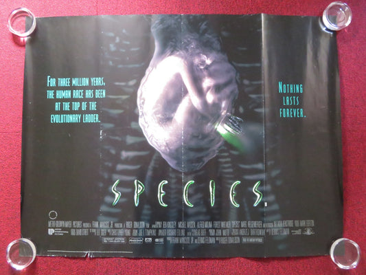 SPECIES - B UK QUAD ROLLED POSTER BEN KINGSLEY MICHAEL MADSEN 1995 Rendezvous Cinema Movie posters
