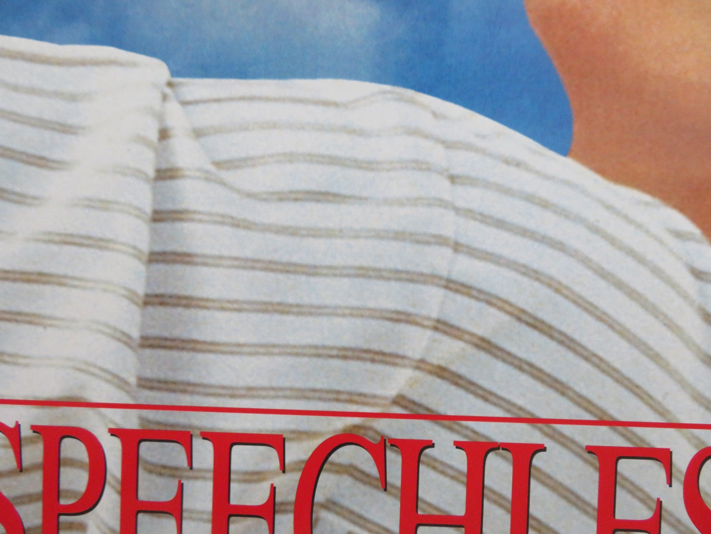 SPEECHLESS US ONE SHEET ROLLED POSTER MICHAEL KEATON GEENA DAVIS 1994 Rendezvous Cinema Movie posters