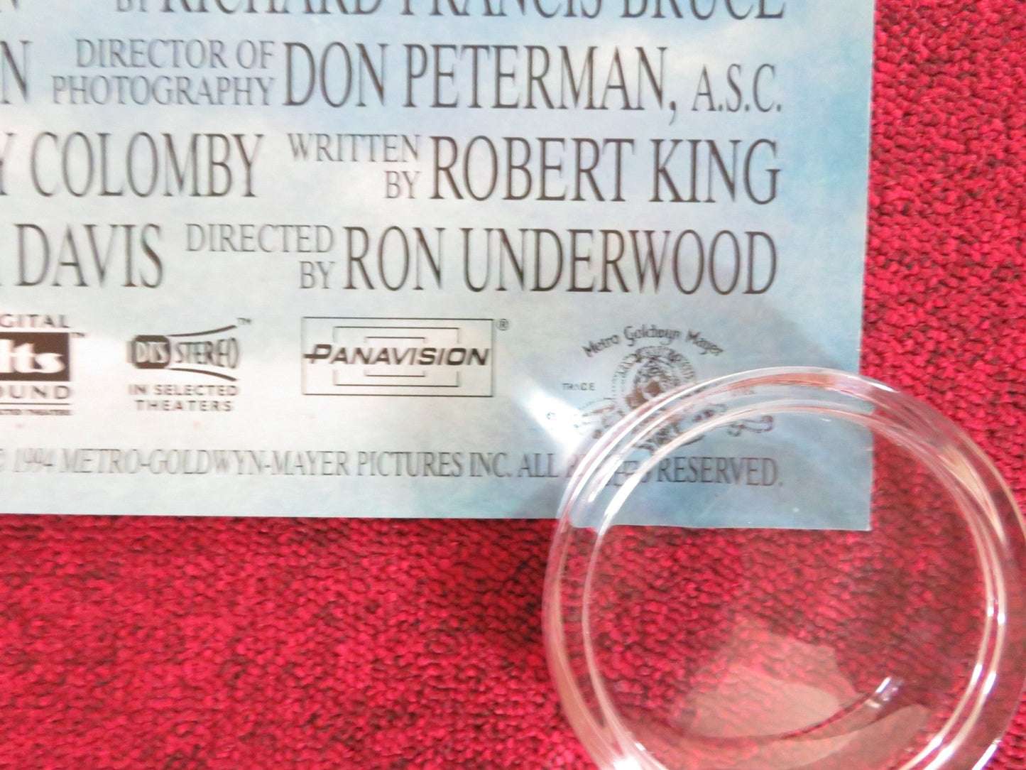 SPEECHLESS US ONE SHEET ROLLED POSTER MICHAEL KEATON GEENA DAVIS 1994 Rendezvous Cinema Movie posters