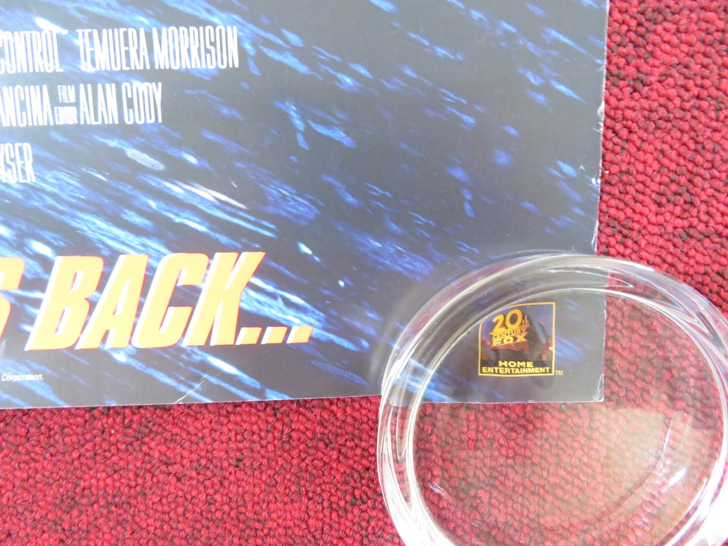 SPEED 2: CRUISE CONTROL VHS VIDEO POSTER ROLLED SANDRA BULLOCK JASON PATRIC 1997 Rendezvous Cinema Movie posters