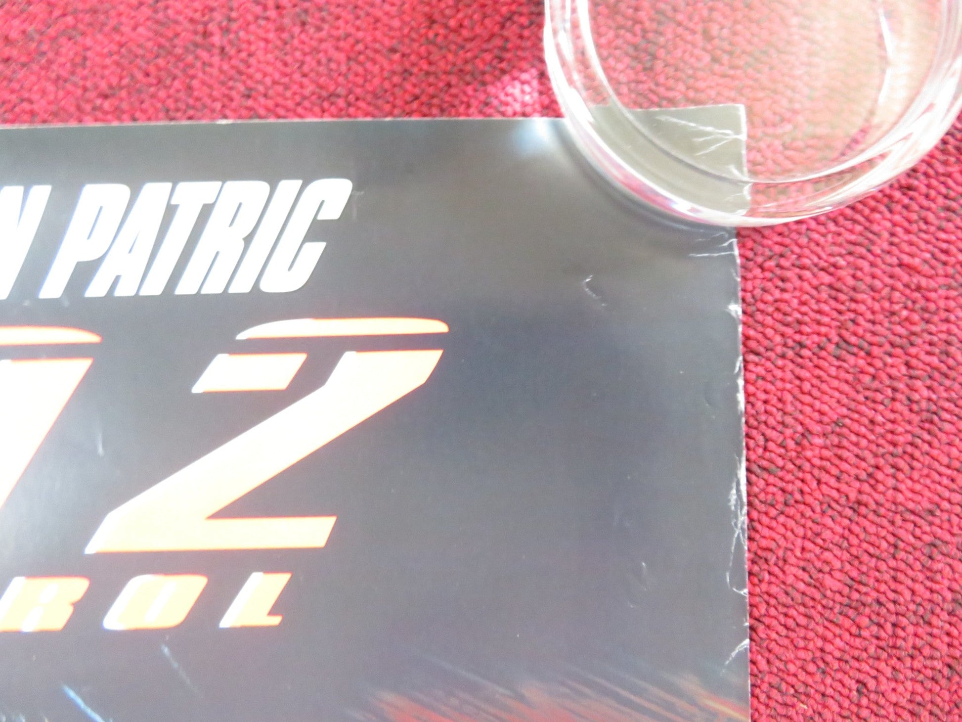 SPEED 2: CRUISE CONTROL VHS VIDEO POSTER ROLLED SANDRA BULLOCK JASON PATRIC 1997 Rendezvous Cinema Movie posters