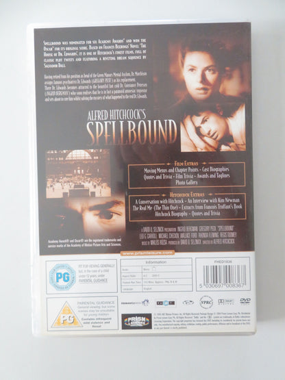 Spellbound (DVD) Ingrid Bergman Gregory Peck Hitchcock 1945 Region 2 Movie posters