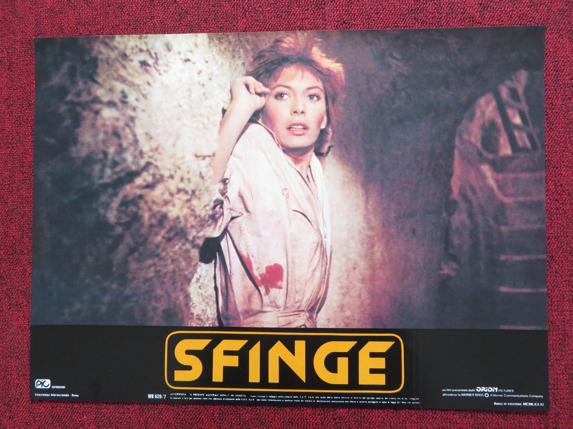 SPHINX - C ITALIAN FOTOBUSTA POSTER LESLEY - ANNE DOWN FRANK LANGELLA 1981 Rendezvous Cinema Movie posters