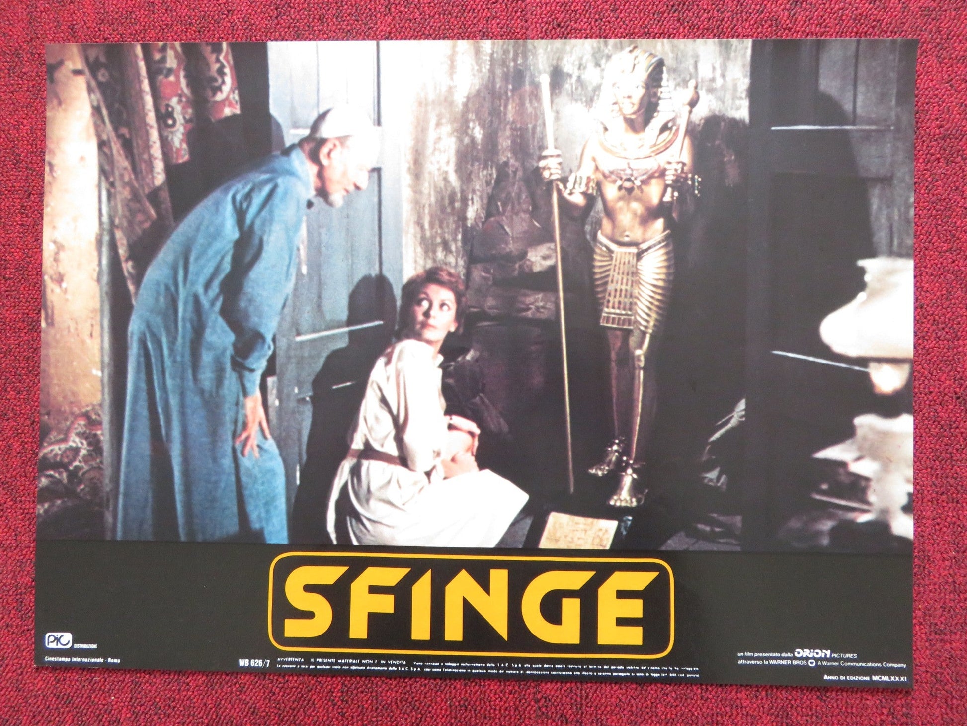 SPHINX - D ITALIAN FOTOBUSTA POSTER LESLEY - ANNE DOWN FRANK LANGELLA 1981 Rendezvous Cinema Movie posters