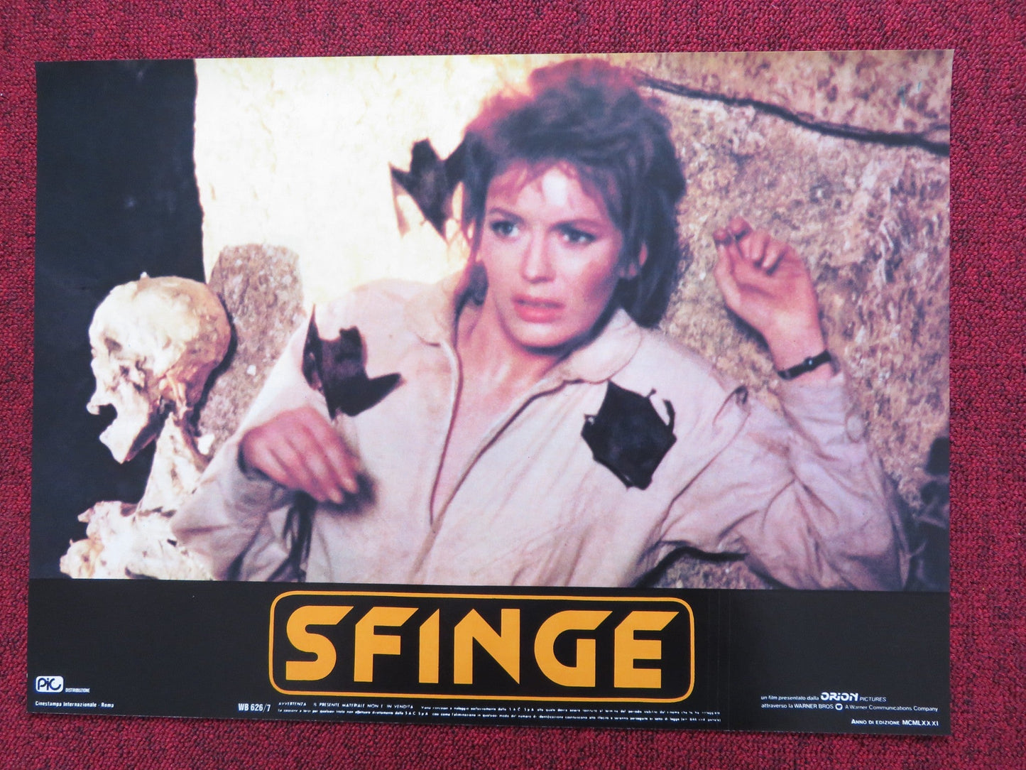 SPHINX - G ITALIAN FOTOBUSTA POSTER LESLEY - ANNE DOWN FRANK LANGELLA 1981 Rendezvous Cinema Movie posters