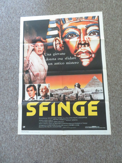 Sphinx Italian 2 Foglio Poster Frank Langella Lesley-Anne Down 1981 Movie posters